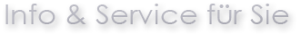 Info & Service Info & Service